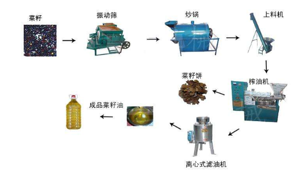 新買榨油機磨榨過程